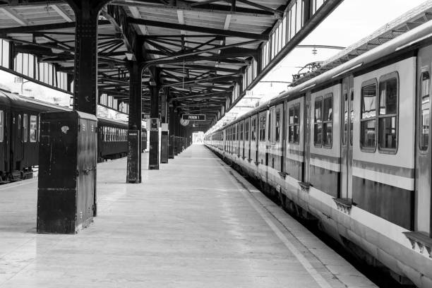 istock Commuter train at the railway station 1282903394