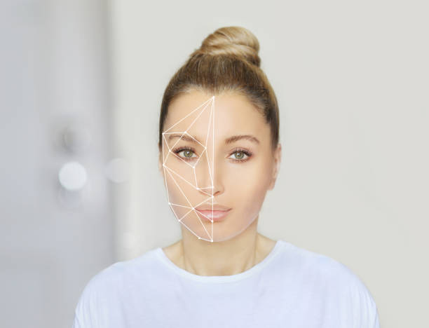 istock Making Beauty, modifying face to make it closer to the Golden Mask 1282906847