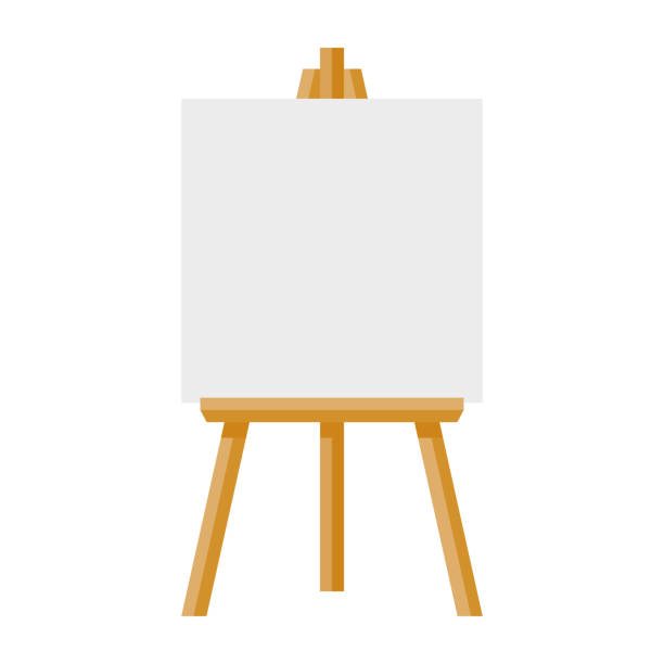 Artists Canvas Icon On Transparent Background Stock Illustration - Download  Image Now - Easel, Artist's Canvas, Art Studio - iStock