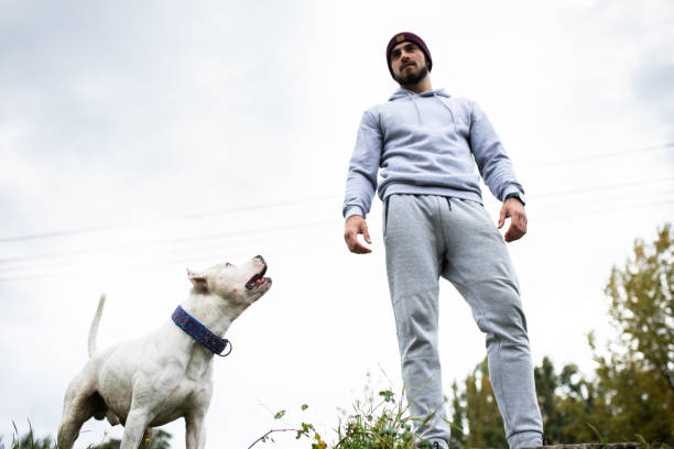 istock A good looking man and his dog 1282913788
