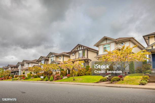 Houses In Mission British Columbia Canada Abbotsford Stock Photo - Download Image Now