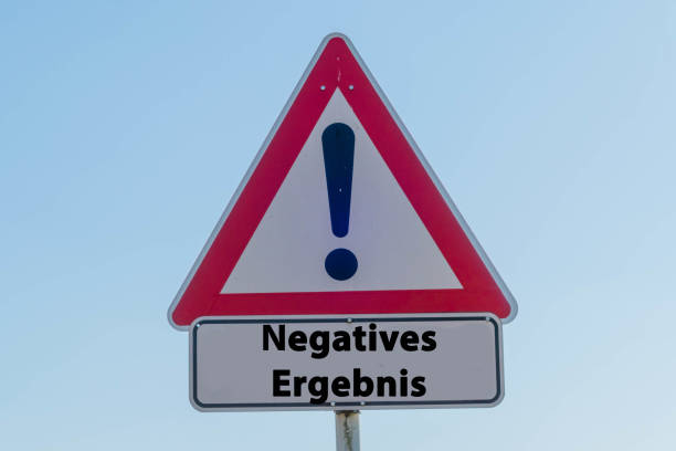 istock Sign Negative Result german 