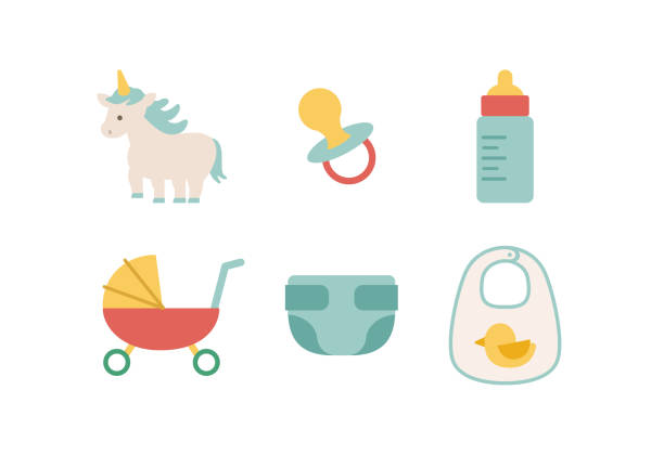 63,038 Baby Stuff Illustrations & Clip Art - iStock | Baby, Baby clothes,  Baby products