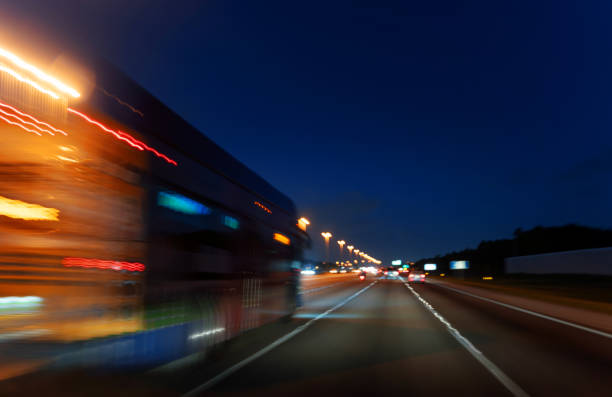 Public bus in the Miami Turnpike