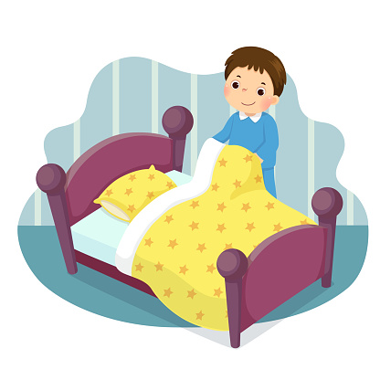 Ilustración de Ilustración Vectorial De Dibujos Animados De Un Niño Haciendo La Cama Los Niños Hacen Tareas Domésticas En El Concepto De Casa y más Vectores Libres de Derechos de Cama - Ilustración de Ilustración Vectorial De Dibujos Animados De Un Niño Haciendo La Cama Los Niños Hacen Tareas Domésticas En El Concepto De Casa y más Vectores Libres de Derechos de Cama -