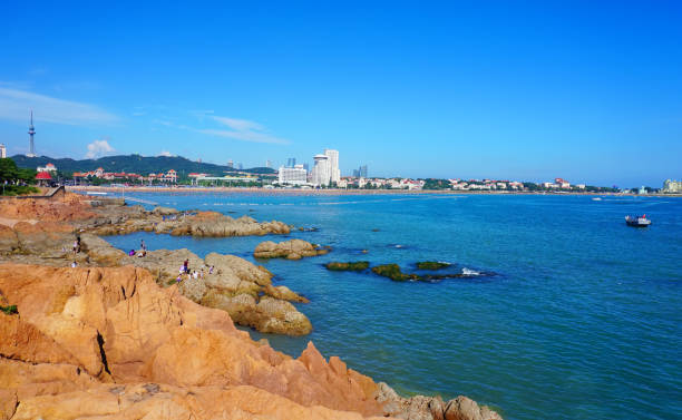 istock Scenery of Lu Xun Park along Qingdao coastline 1282952759