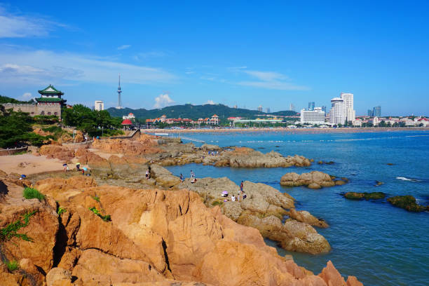 istock Scenery of Lu Xun Park along Qingdao coastline 1282952794