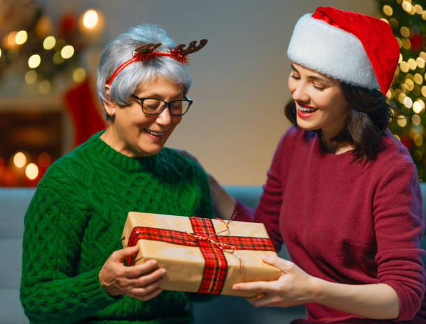 istock family celebrating Christmas 1282954328