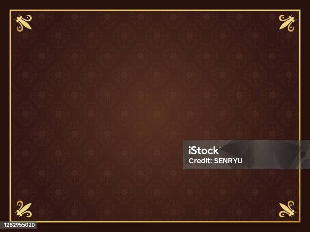 Pattern For Message Card Damask Pattern Message Card Stock Illustration - Download Image Now ...