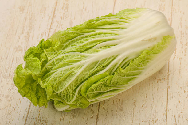 istock Green fresh tasty Chinese cabbage 1282956829