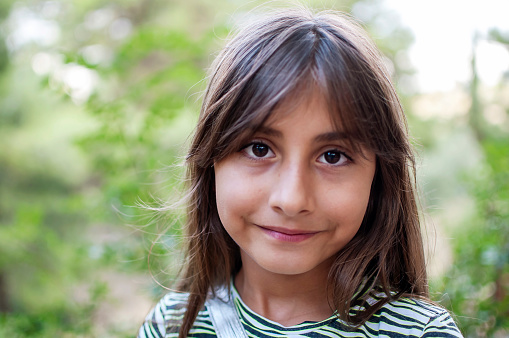 Beautiful girl portrait outdoors