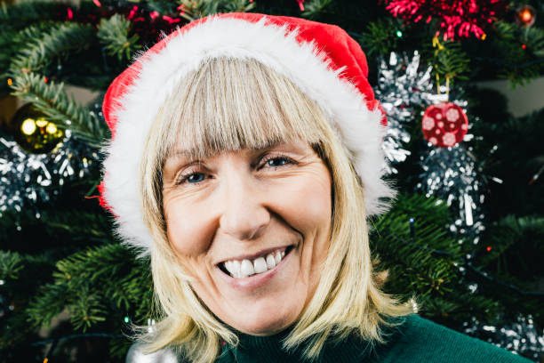 istock Senior woman enjoying Christmas 1282964768