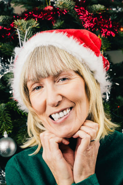 istock Senior woman enjoying Christmas 1282965962