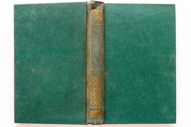 istock green hardback book close up isolated on white background mockup 1282966802