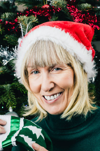 istock Senior woman enjoying Christmas 1282966920