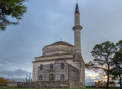 The Fethiye Mosque built within the Ioannina (Yannena) castle, capital and largest city of Epirus in north-western Greece.