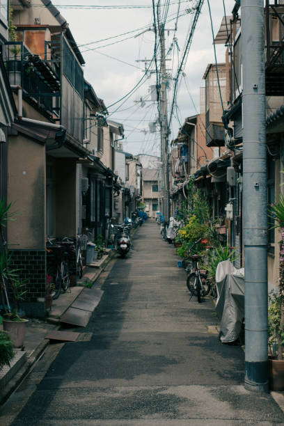 istock Narrow alley, old residential area 1282969604