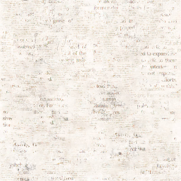 istock Newspaper seamless pattern with old vintage unreadable paper texture background 1282973814