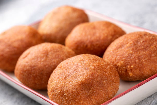 istock Kibbeh is a popular dish in Middle Eastern cuisine (Turkish name; icli kofte) 1282981956
