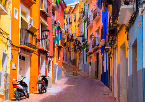 istock Colorful street, Spain 1282982952