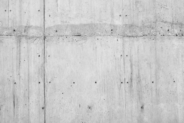 istock Concrete wall background in black and white. Grey concrete wall surface. 1282983240