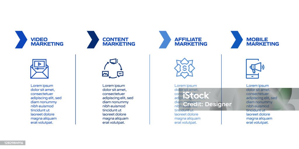 Content Marketing Related Process Infographic Template Process Timeline ...
