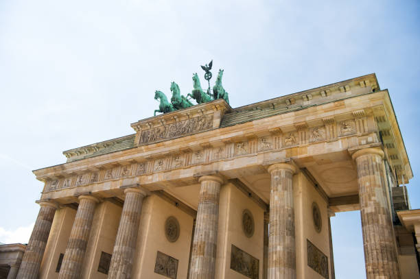 istock Brandenburg gate at sunny day in Berlin. Germany 1282985626