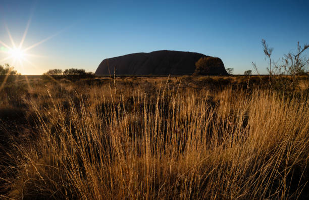 uluru sunrise - northern territory flash photos et images de collection