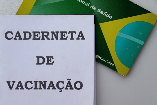 Brazilian Vaccination Card and Brazilian Unified National Health System card (SUS card)