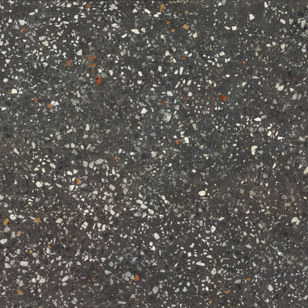 istock Terrazzo black floor tiles 1282997924
