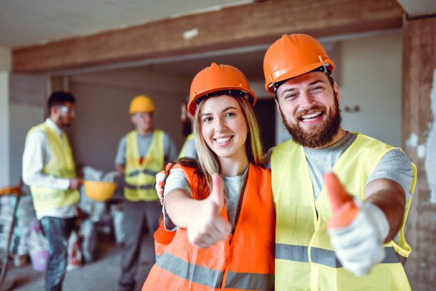 istock Thumbs Up By Construction Couple 1282997937