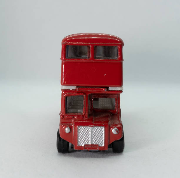 istock Routemaster red toy bus 1283000259