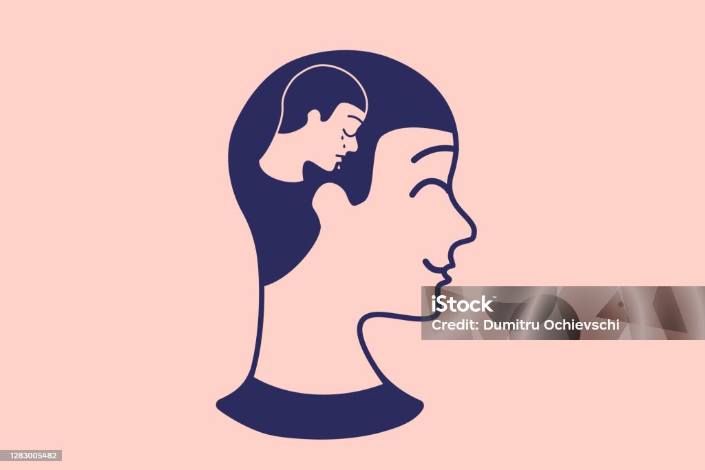 Split Personality Svg Split Personality Man Stock Illustration - Download Image Now ...