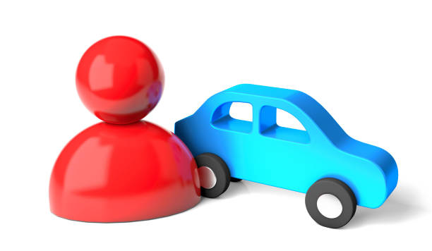 istock The man near the car. 
isolated on white background. 3d render 1283006762