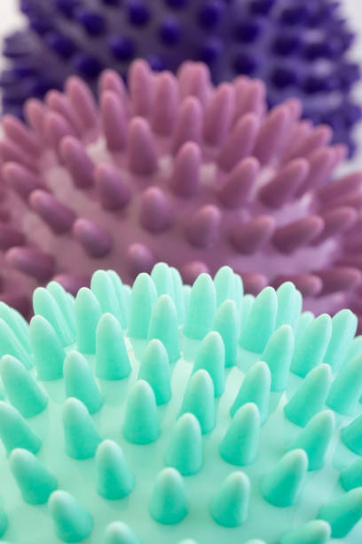 istock Close up of massage balls 1283006962
