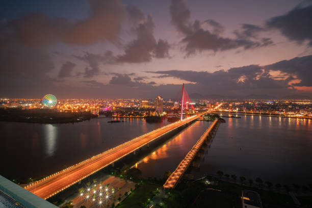 istock Tran Thi Ly bridge in Da Nang city 1283009121