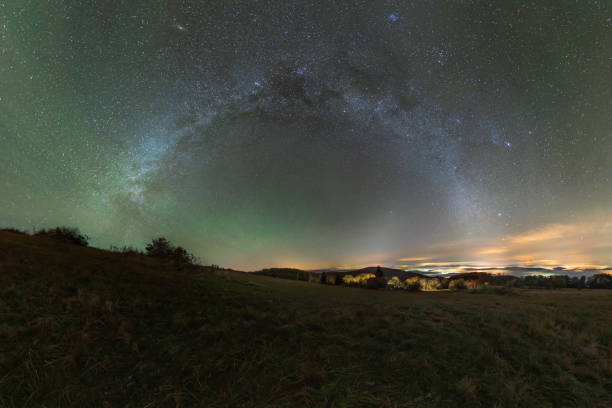 istock Milky Way, airglow and Zodiacal light 1283009633
