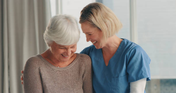 istock Filling her golden years with a good laugh 1283011087