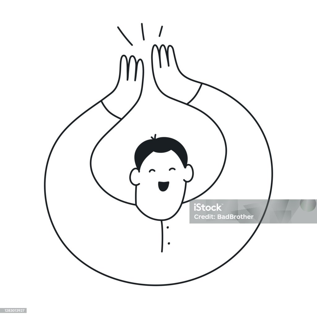 Ilustración de Delinear Excitado Hombre De Dibujos Animados Aplaudiendo Aplaudiendo Manos y más Vectores Libres de Derechos de Aplaudir - iStock Ilustración de Delinear Excitado Hombre De Dibujos Animados Aplaudiendo Aplaudiendo Manos y más Vectores Libres de Derechos de Aplaudir - iStock