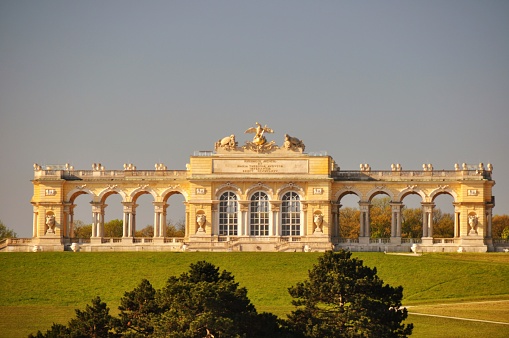 Belvedere Castle in Vienna. Picture was taken on MAY 2011.