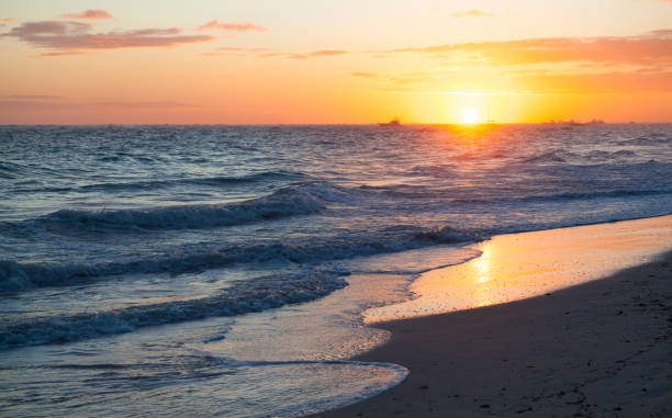 istock Colorful sunrise over Atlantic ocean 1283023469