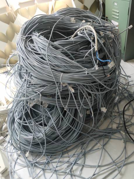 istock Mountain of cable CAT 1283023470