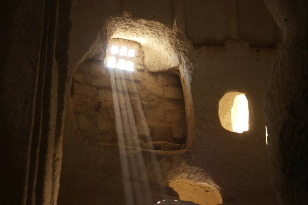 istock Interior view of cave house at Cappadocia 1283024433