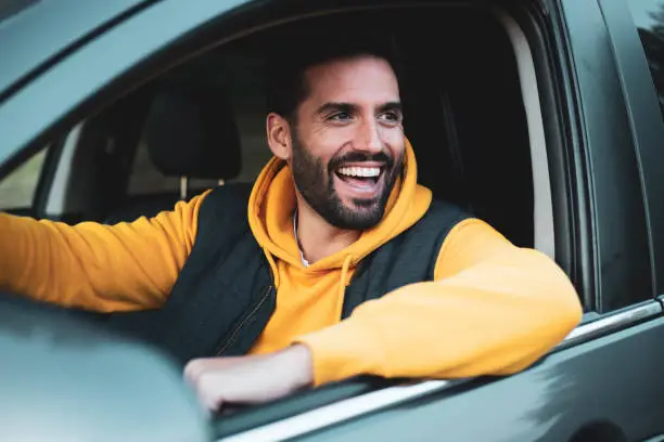 Photo of Portrait of happy driver