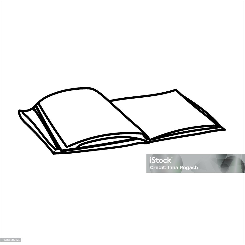 Vẽ Tay Cuốn Sách Mở Logo Đơn Giản Hình Ảnh Nghệ Thuật Dòng Sách ...