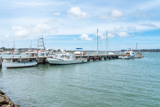 istock St Helens Wharf, Tasmania, Australia 1283037435