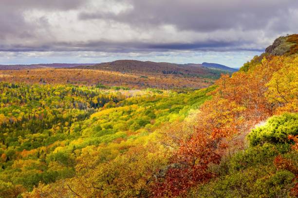 istock Scenic Brockway Mountain Drive in Autumn 1283044294