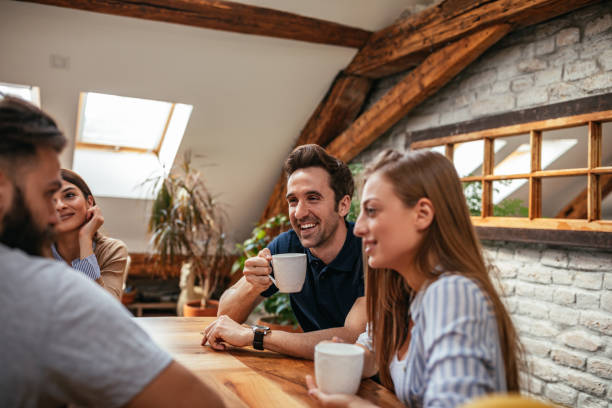 istock Coffee is tastier with friends 1283047220