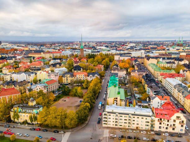 istock Aerial view of Helsinki 1283051324