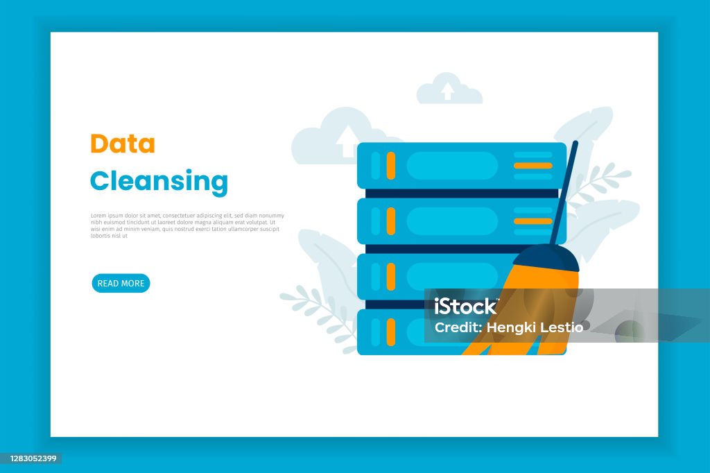 Data Cleansing Illustration Concept Stock Illustration - Download Image ...